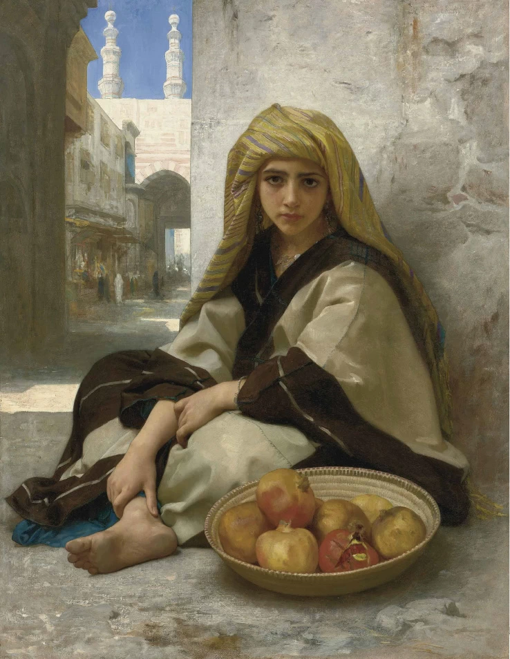 La venditore di melograni